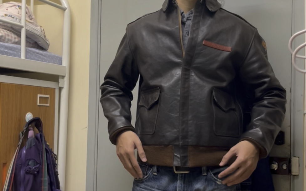 小鱼哥 toys mccoy 大逃亡 a2皮衣 阿美咔叽 美式复古 皮衣穿搭 a2