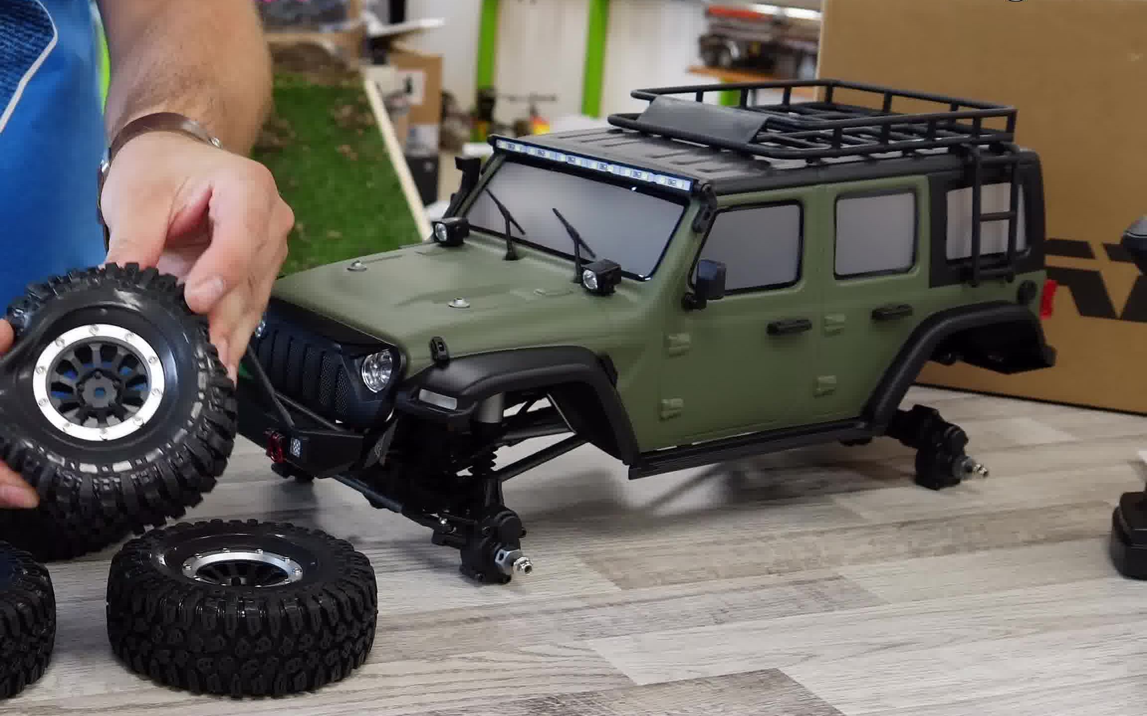 rc遥控absimacr34吉普越野车开箱