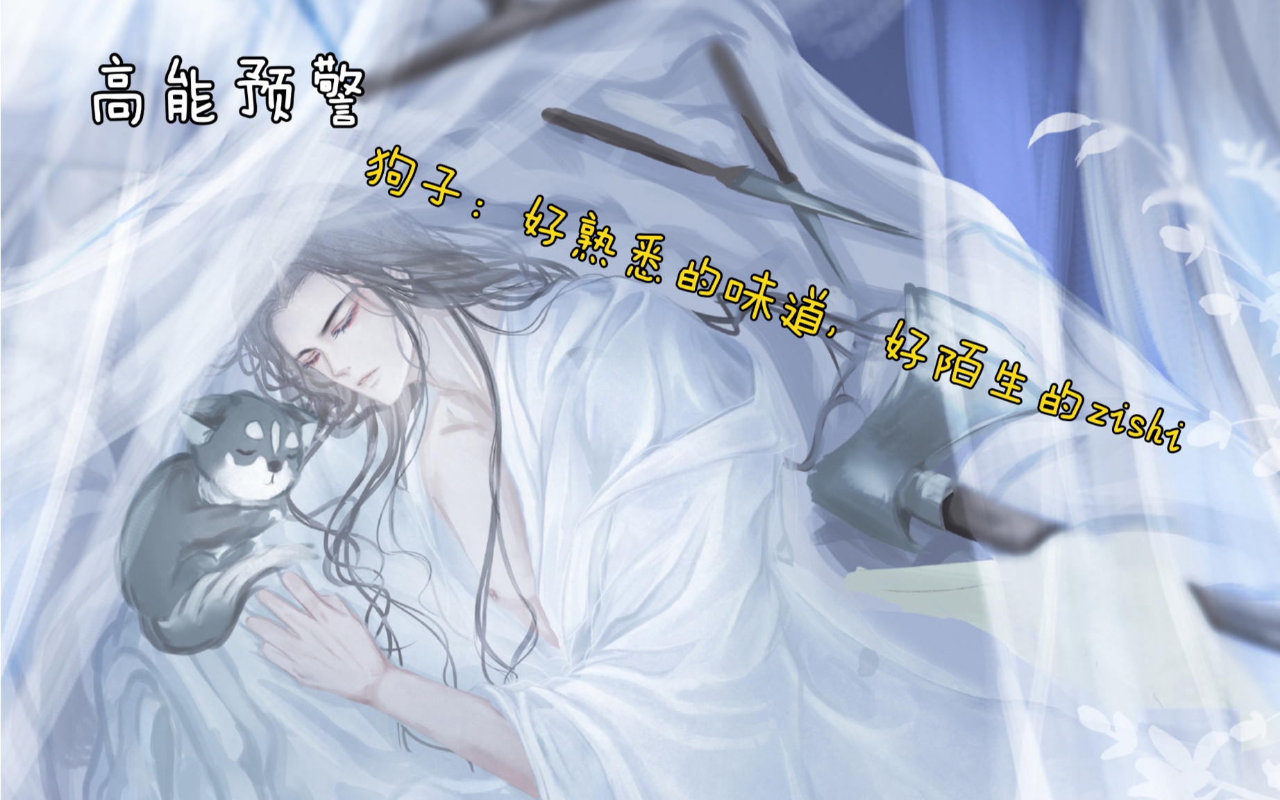 【二哈和他的白猫师尊】【楚晚宁x墨燃】高能,狗子:师尊,我真不是故意滚到你怀里的..哔哩哔哩bilibili