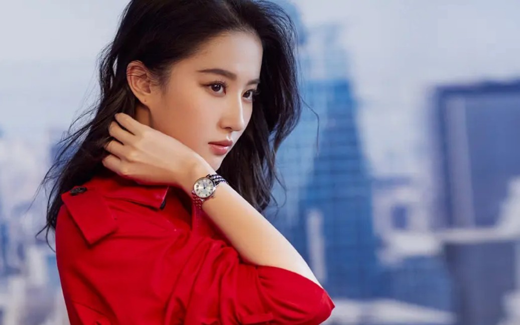 刘亦菲手表广告图片
