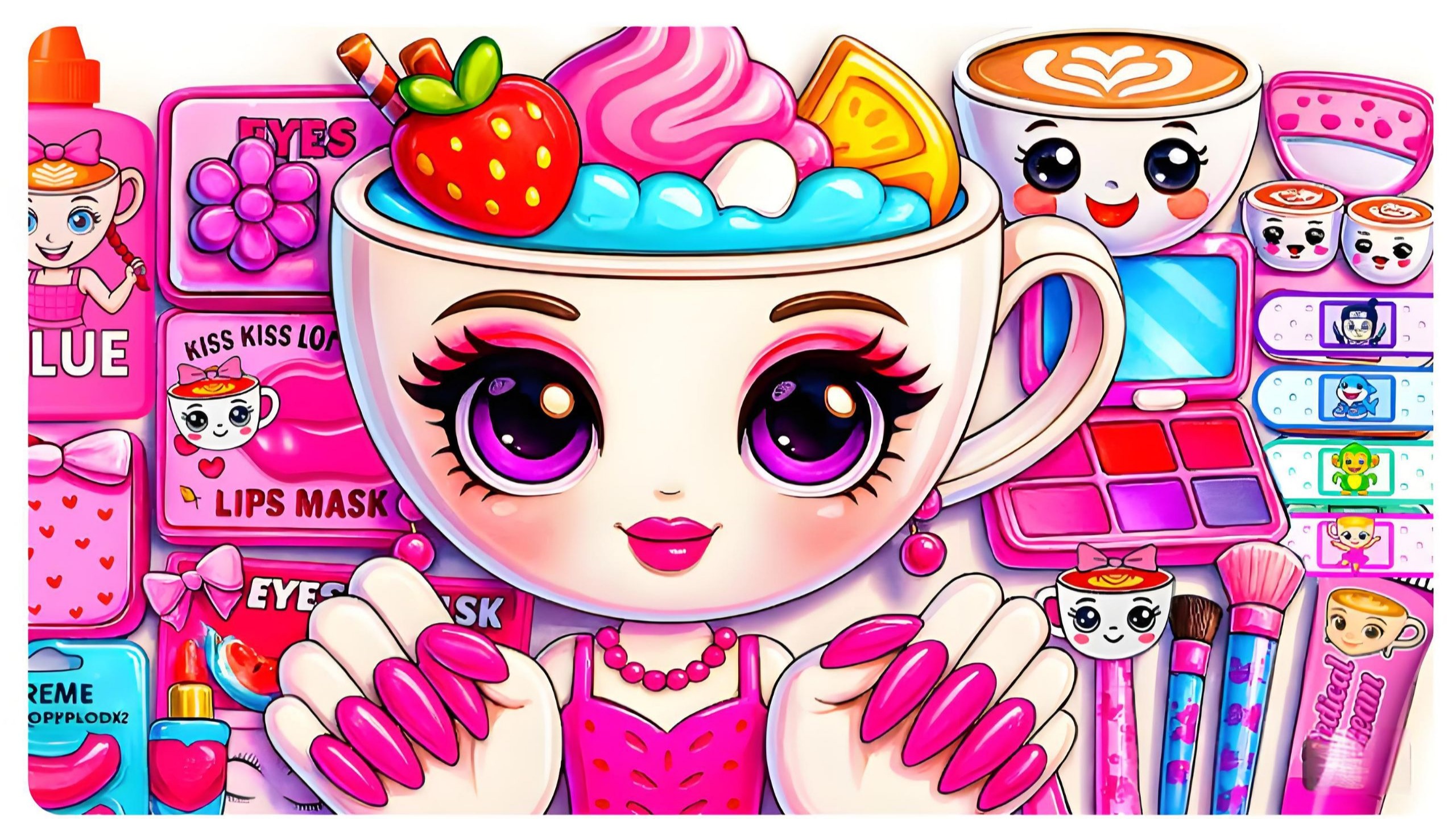 💄纸质diy💄 意大利brainrot vineria 护肤彩妆美甲 💚盲袋挑战