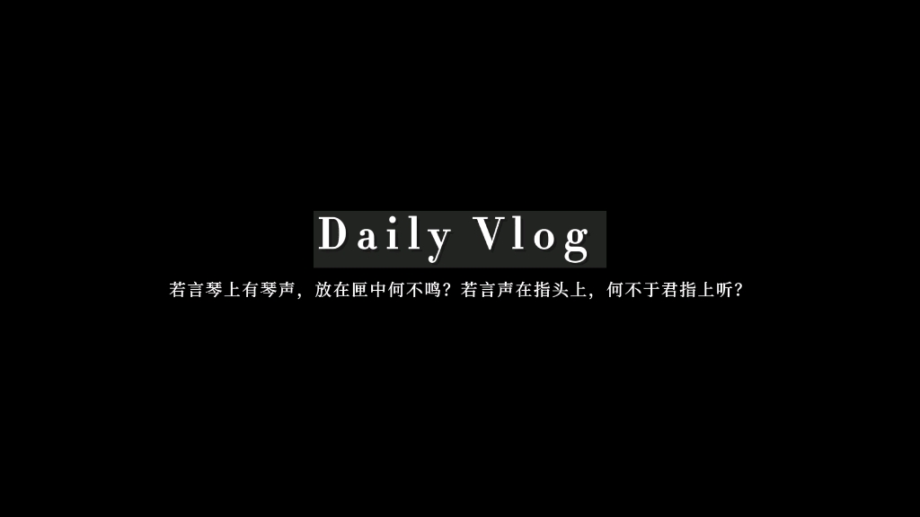 若言琴上有琴声,放在匣中何不鸣?若言声在指头上,何不于君指上听?哔哩哔哩bilibili