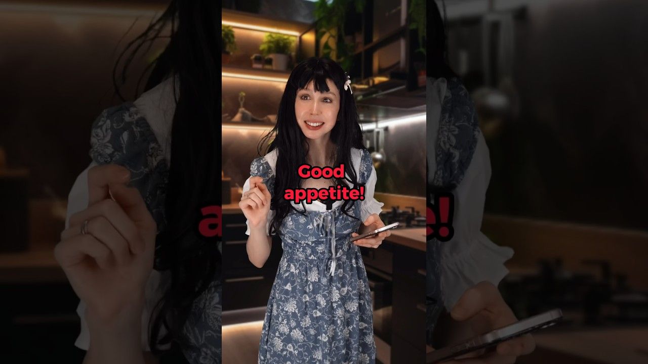 情景英语—请享用Good appetite, Caro Kowan外教的情景演绎哔哩哔哩bilibili