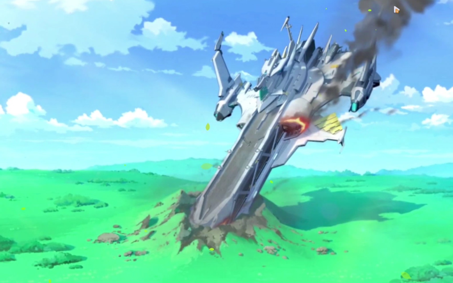 崩坏三 活动剧情 休伯利安插在大地上