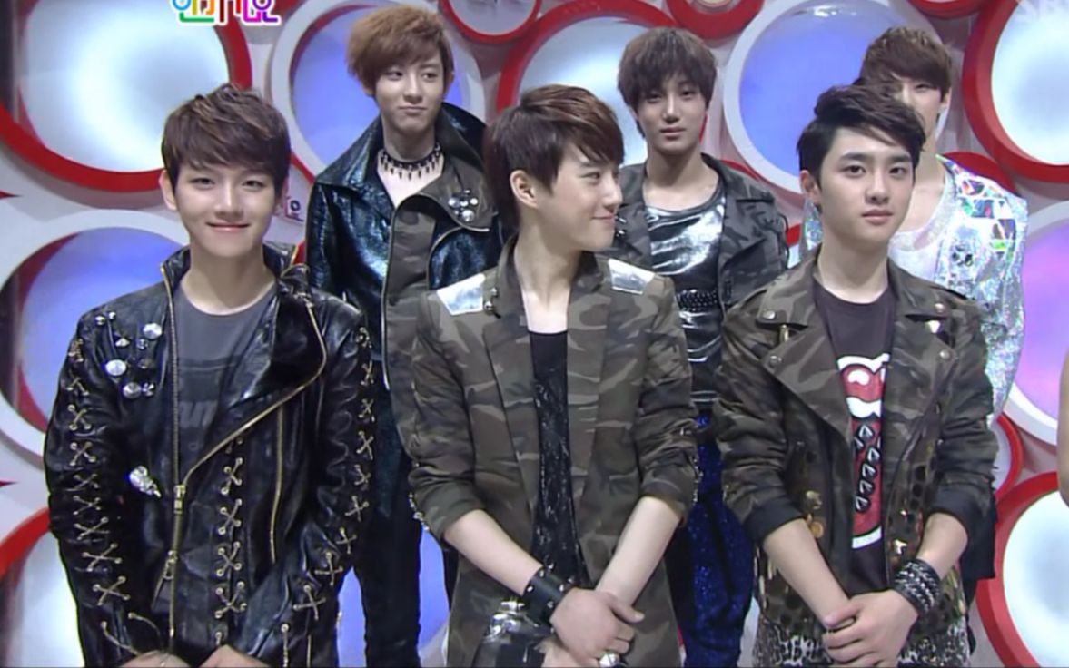 [图]EXO-K - History+MAMA+Talk(120408.SBS.人气歌谣)出道舞台