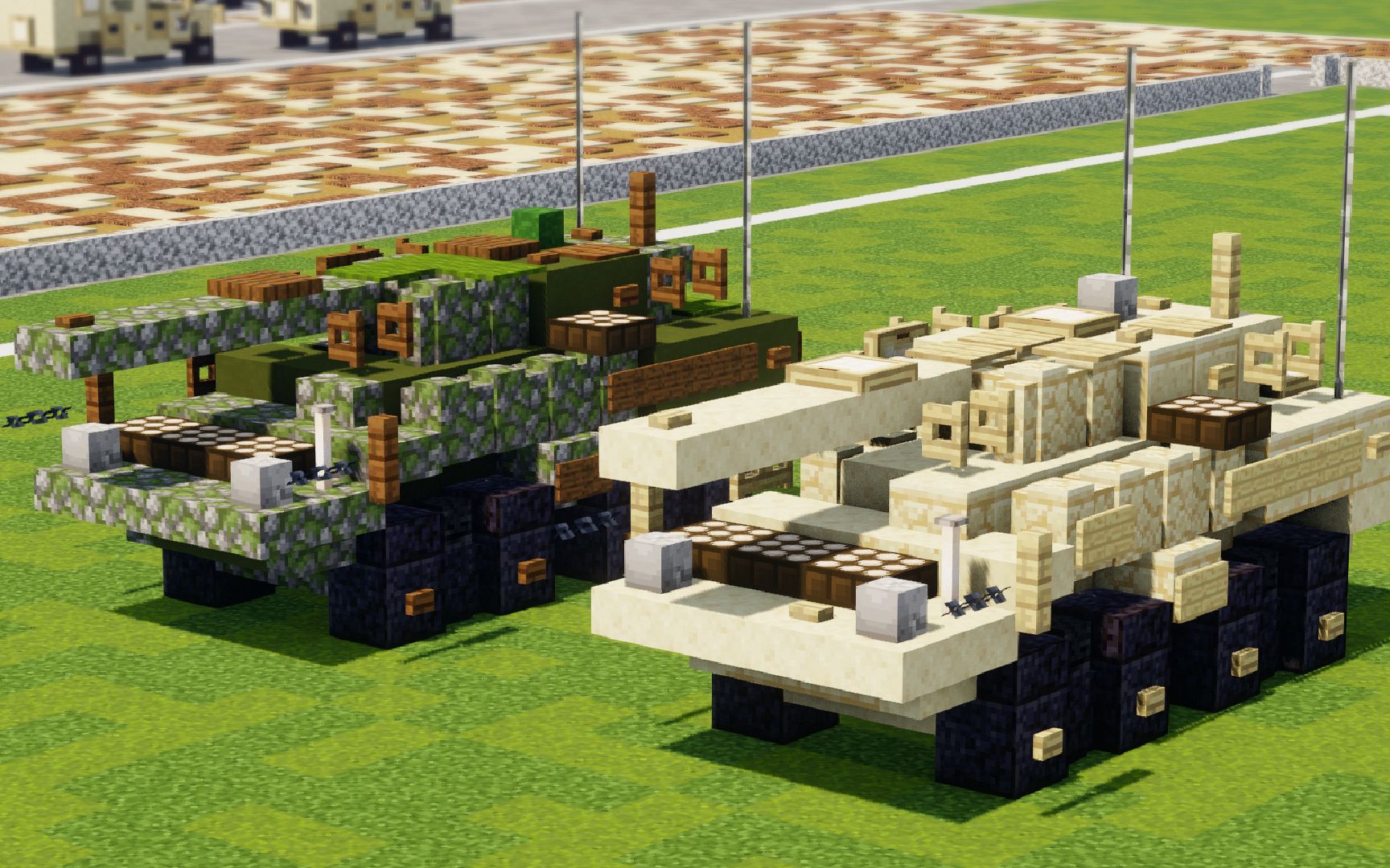 [图]【Minecraft】Stryker M1128机动炮车教程 (1.5:1比例）