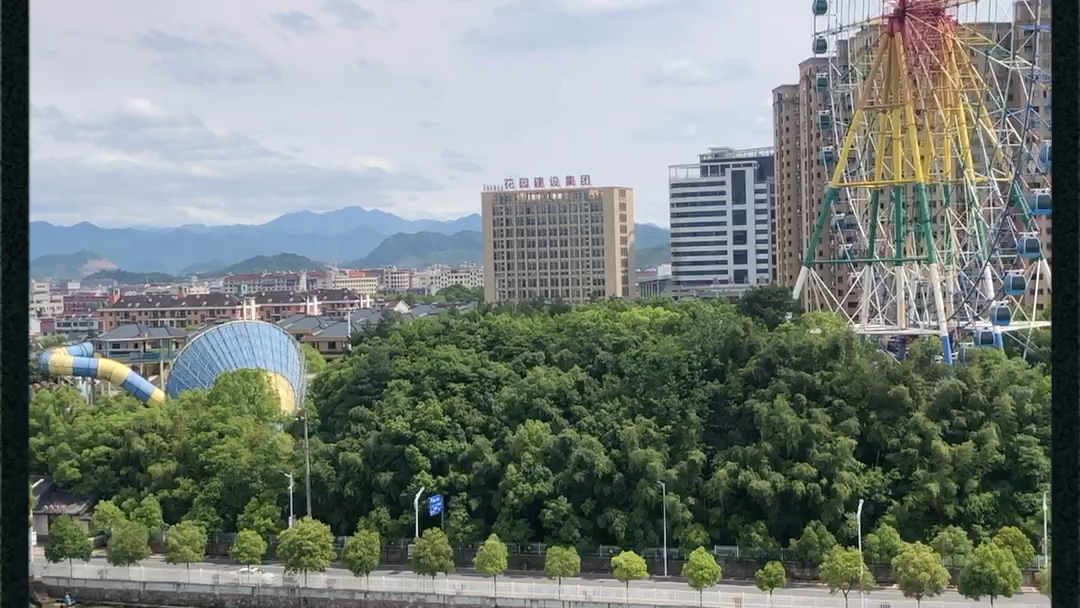 東陽市 花園村 南山寺 塔頂風光