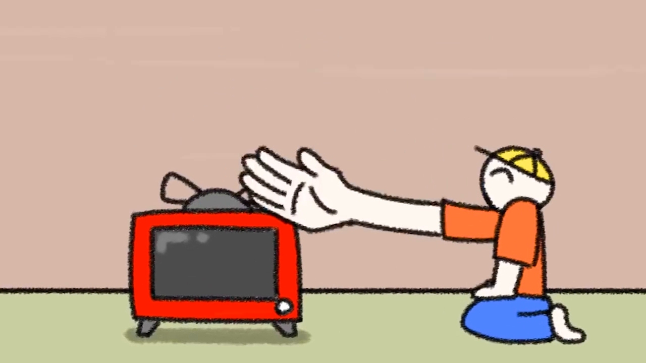 80年代的时候电视坏了全靠拍打你小时候有没有这样的精力