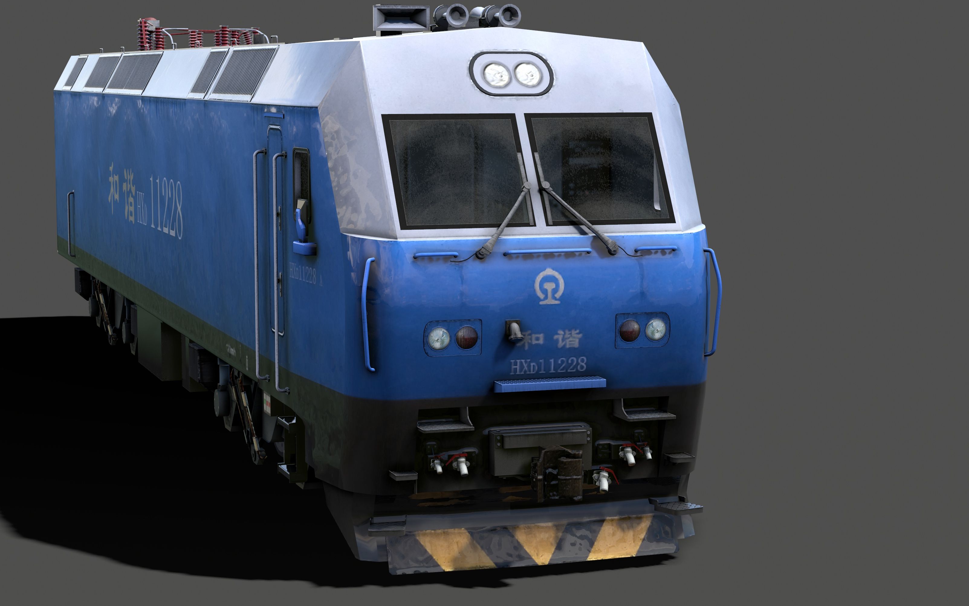 【白北制造】《trs2019》和谐电1型1000系 蓝精灵 简单运行_哔哩哔哩