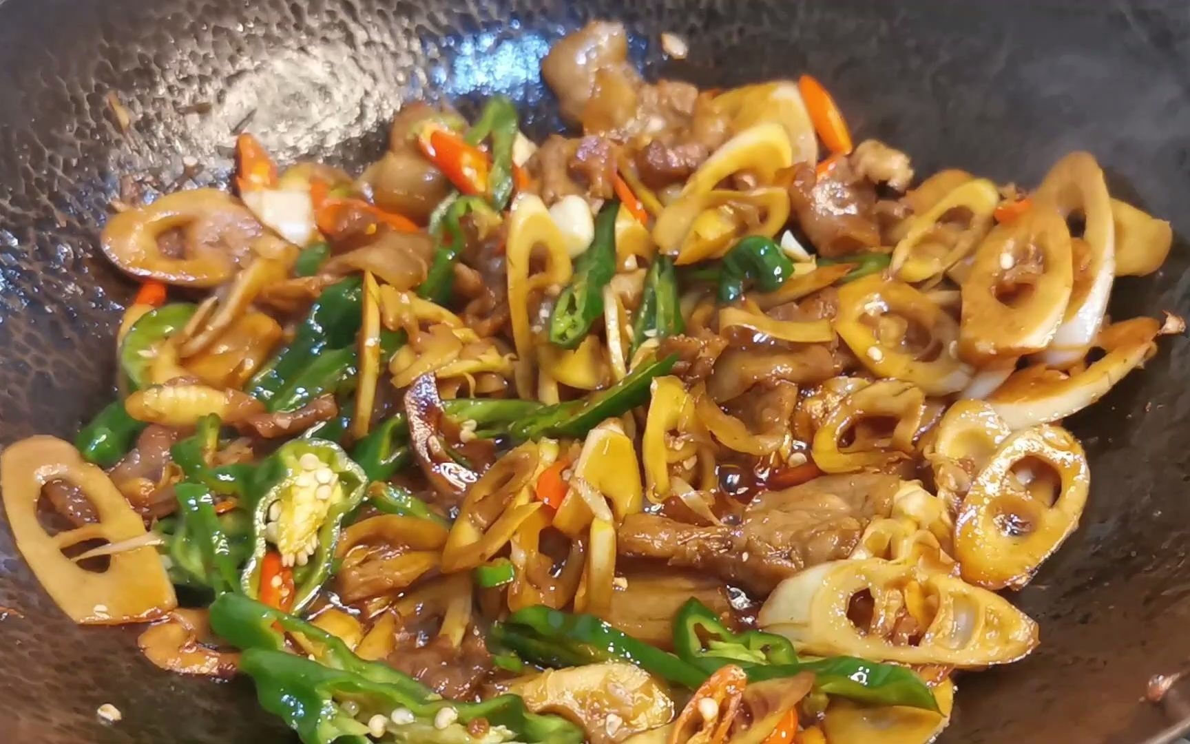 [图]带饭食谱鲜笋炒肉