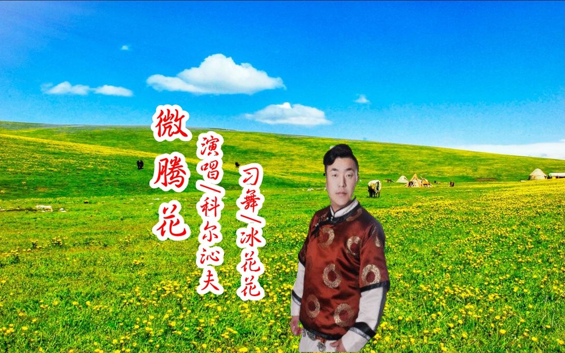 送你一支《微腾花》蒙族舞背面演示完整版