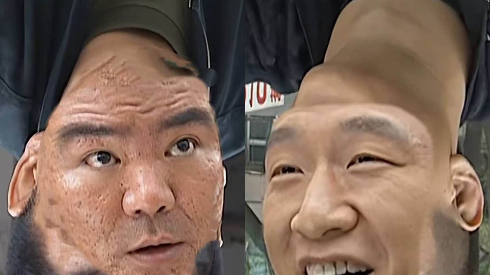 华强买瓜，但是全员说倒放语
