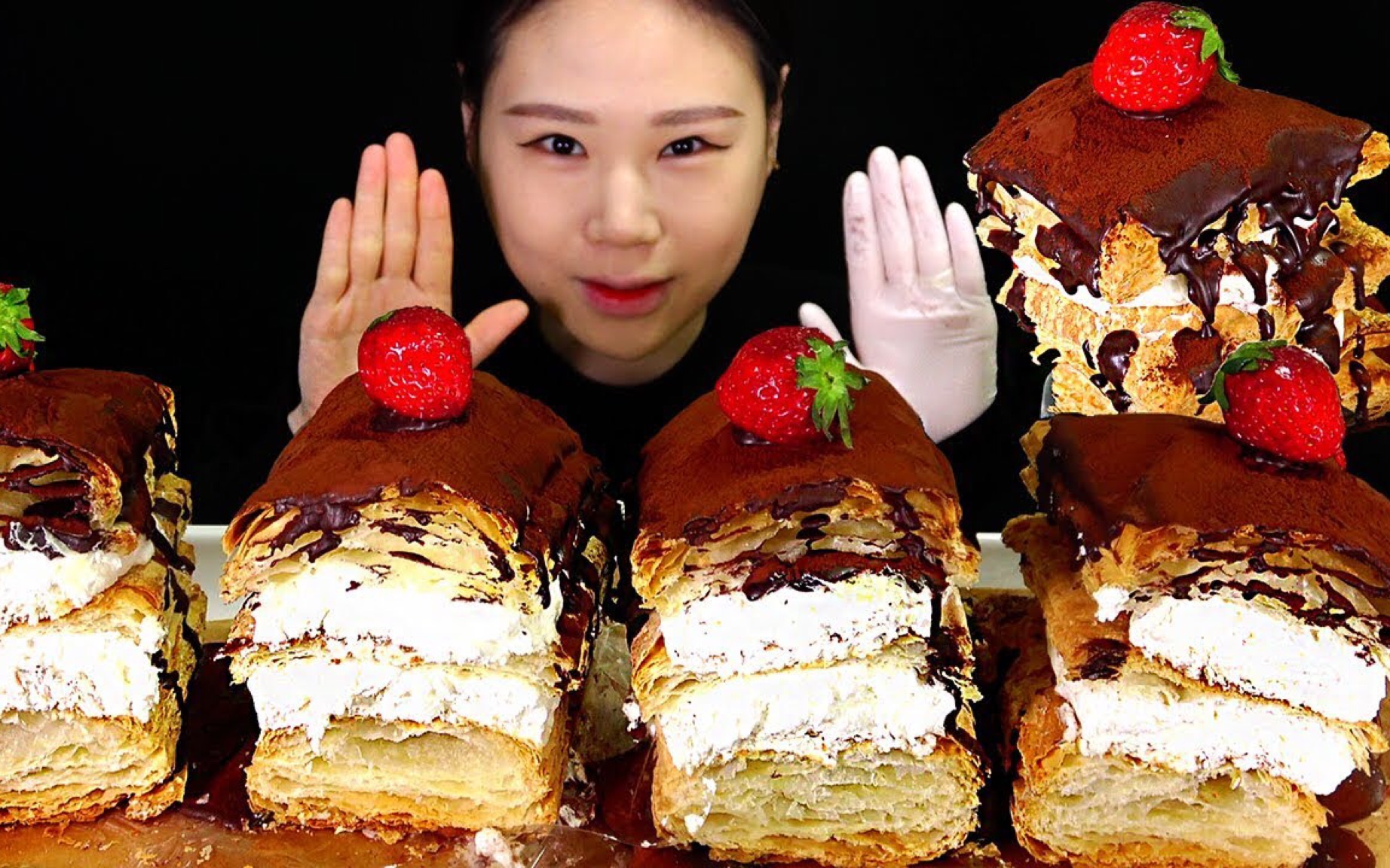 【fran卡妹】 草莓奶油巧克力馅饼