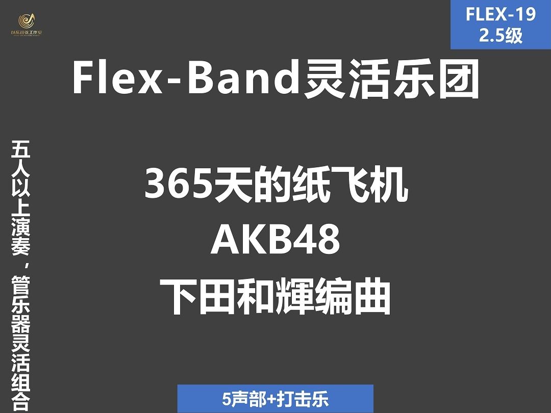 [图]FLEX-19 365天的纸飞机 AKB48 灵活乐团 室内乐重奏