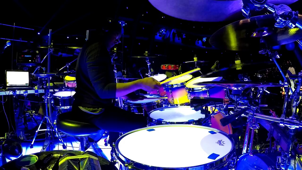 鼓手视角nate morton drum cam - more than a feeling