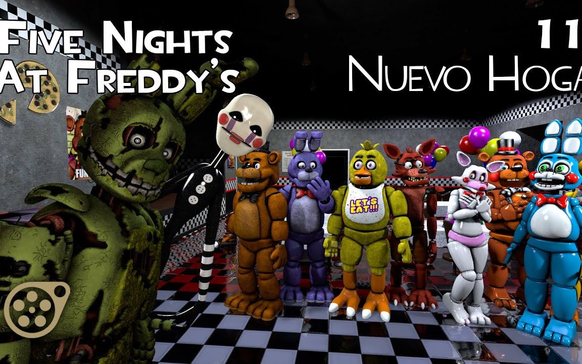 [SFM](中文翻译) Episodio 11 Nuevo Hogar  Five Nights At Freddy's 原作:Lipse哔哩哔哩bilibili