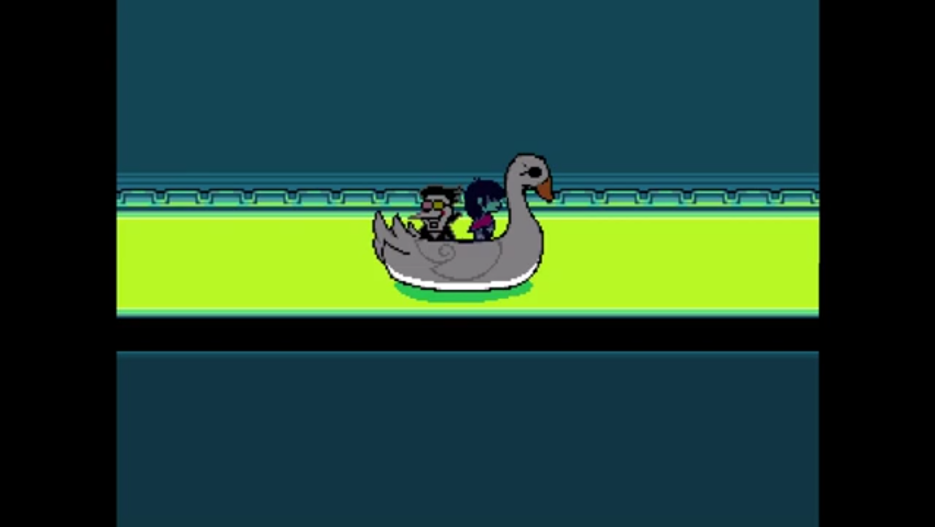 [图](Deltarune Chapter 2) Salt Route AU - Boat Ride