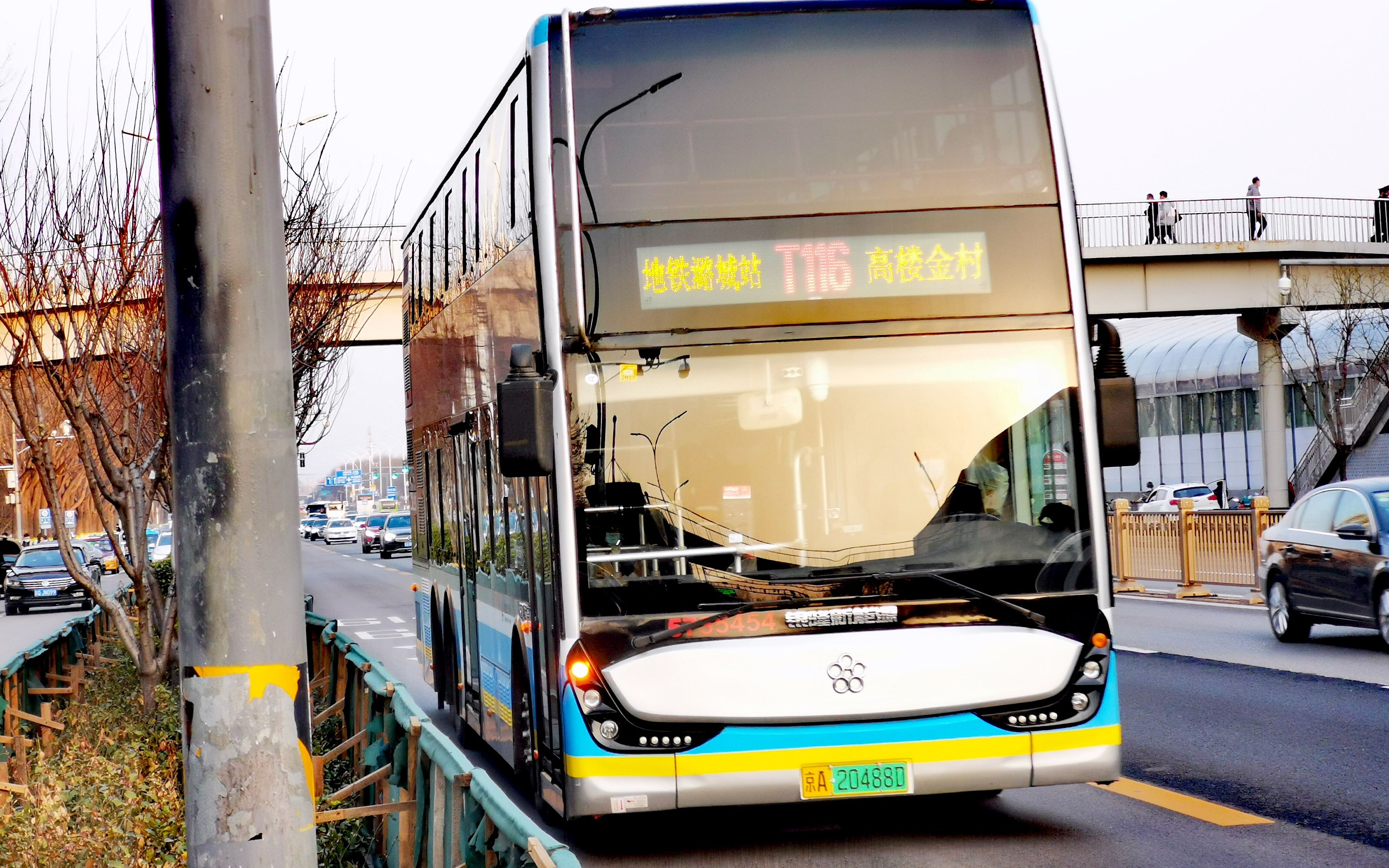 副中心环球度假区接驳pov49北京公交t116路大高力庄路北口地铁潞城站