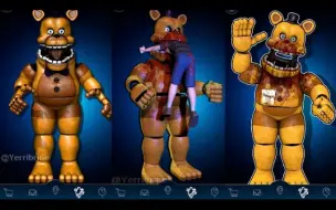 Download Video: FNAF AR - 所有 Fredbear Animatronics (2022 Evolution) - 工作坊动画