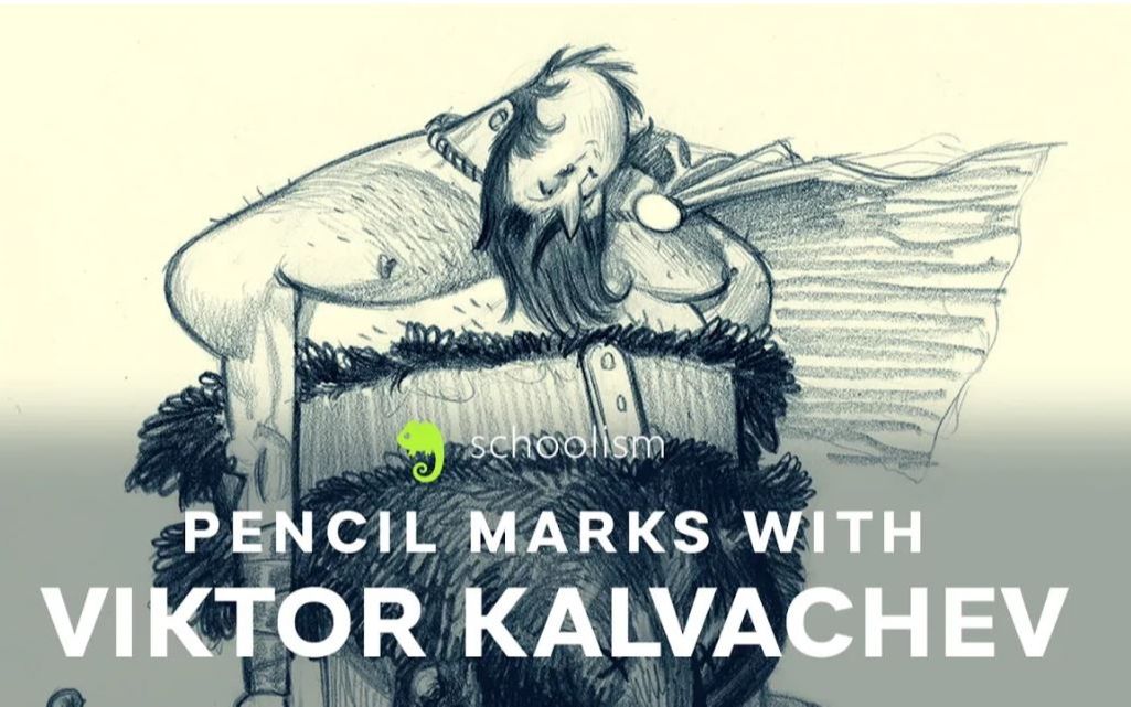 【绘画】Viktor Kalvachev 示范如何用hatching 描绘形体,很有意思的训练哔哩哔哩bilibili