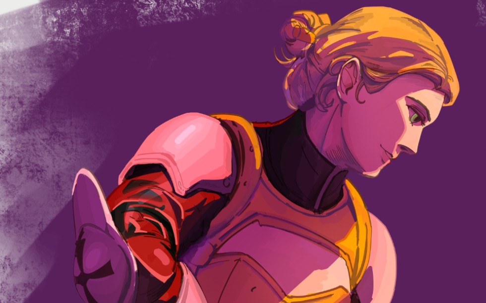 krenz色彩10期l8结课作业根据天使石膏画的黄毛boy