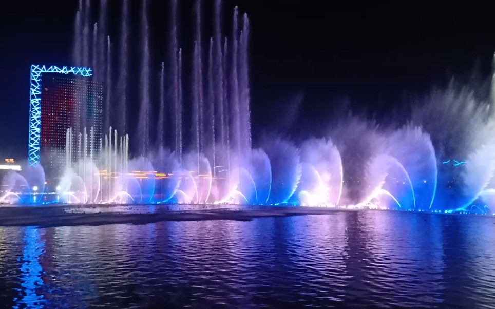 青岛音乐喷泉广场图片
