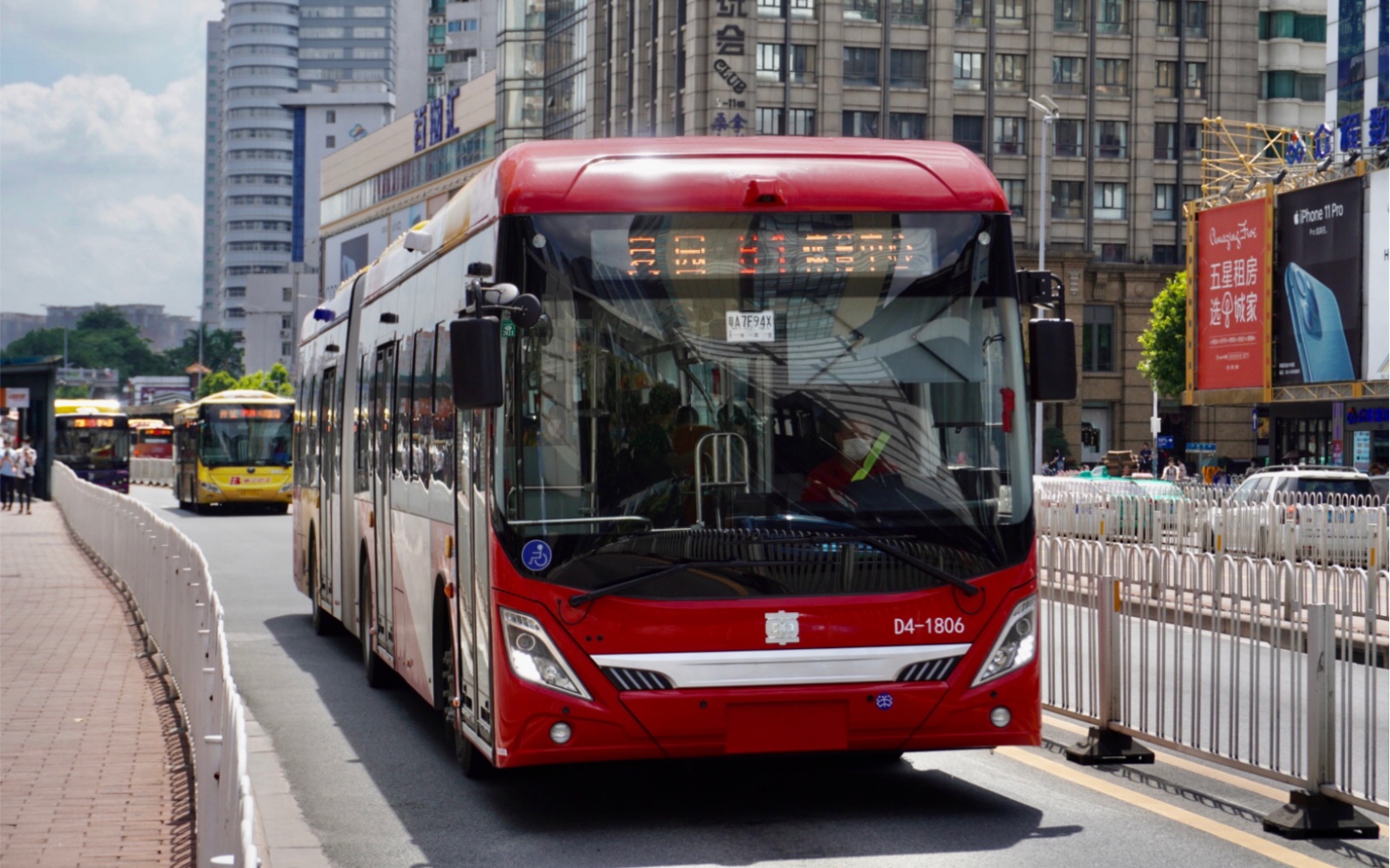 【广州巴士】广州brt b1线中车"巴客龙"新车上线运行视频_哔哩哔哩