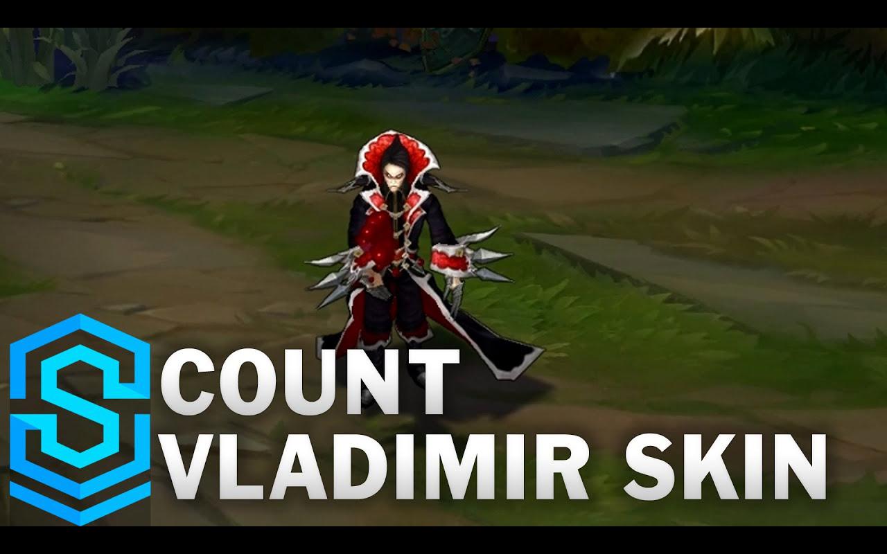 「皮肤档案室」弗拉基米尔·猩红收割者 —— 伯爵 - 英雄联盟