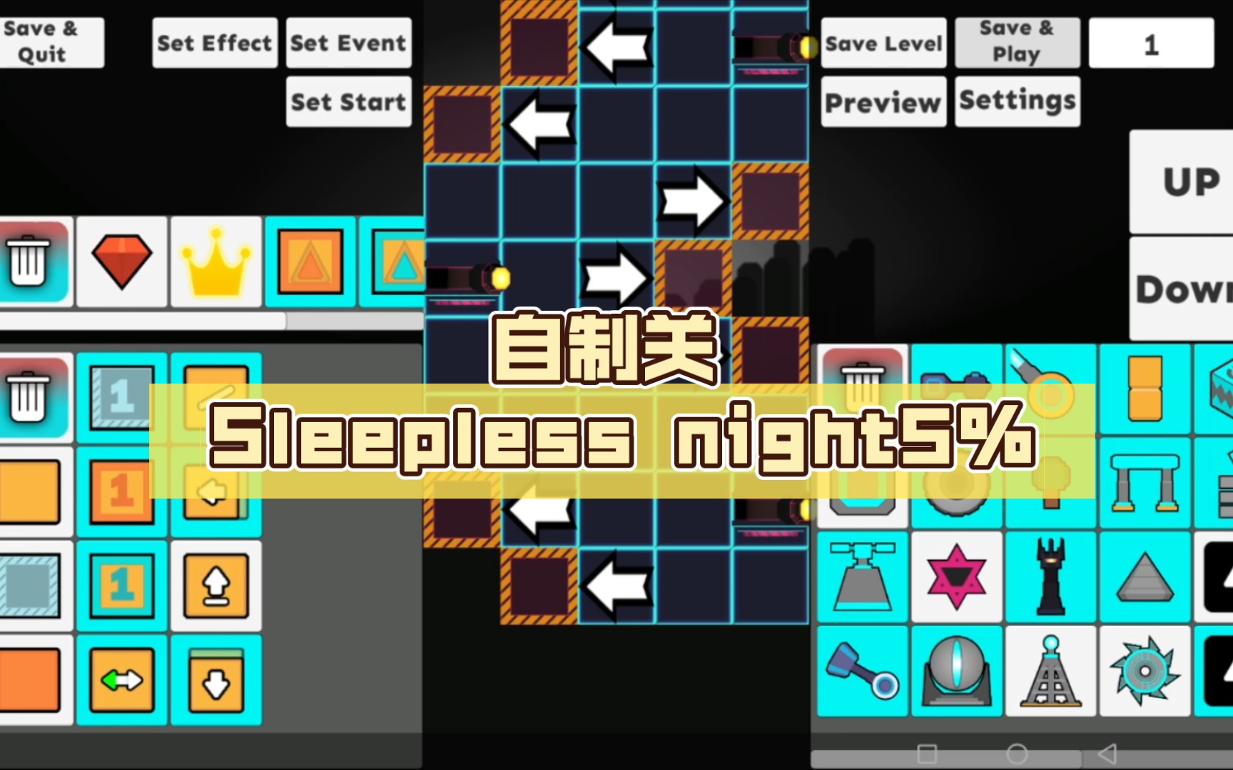 自制关 sleepless night5%_单机游戏热门视频