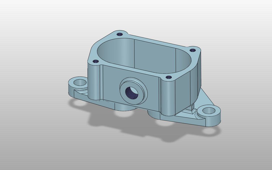 机油泵体-中望出图