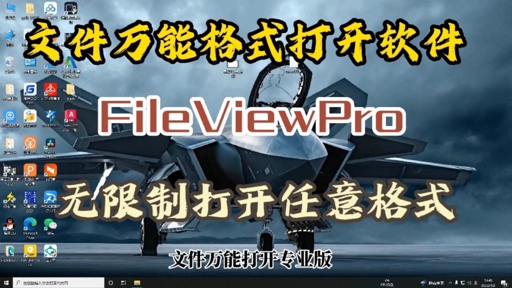 可以打开任意文件格式的专业软件FileViewPro,绿色无限制不香吗?哔哩哔哩bilibili