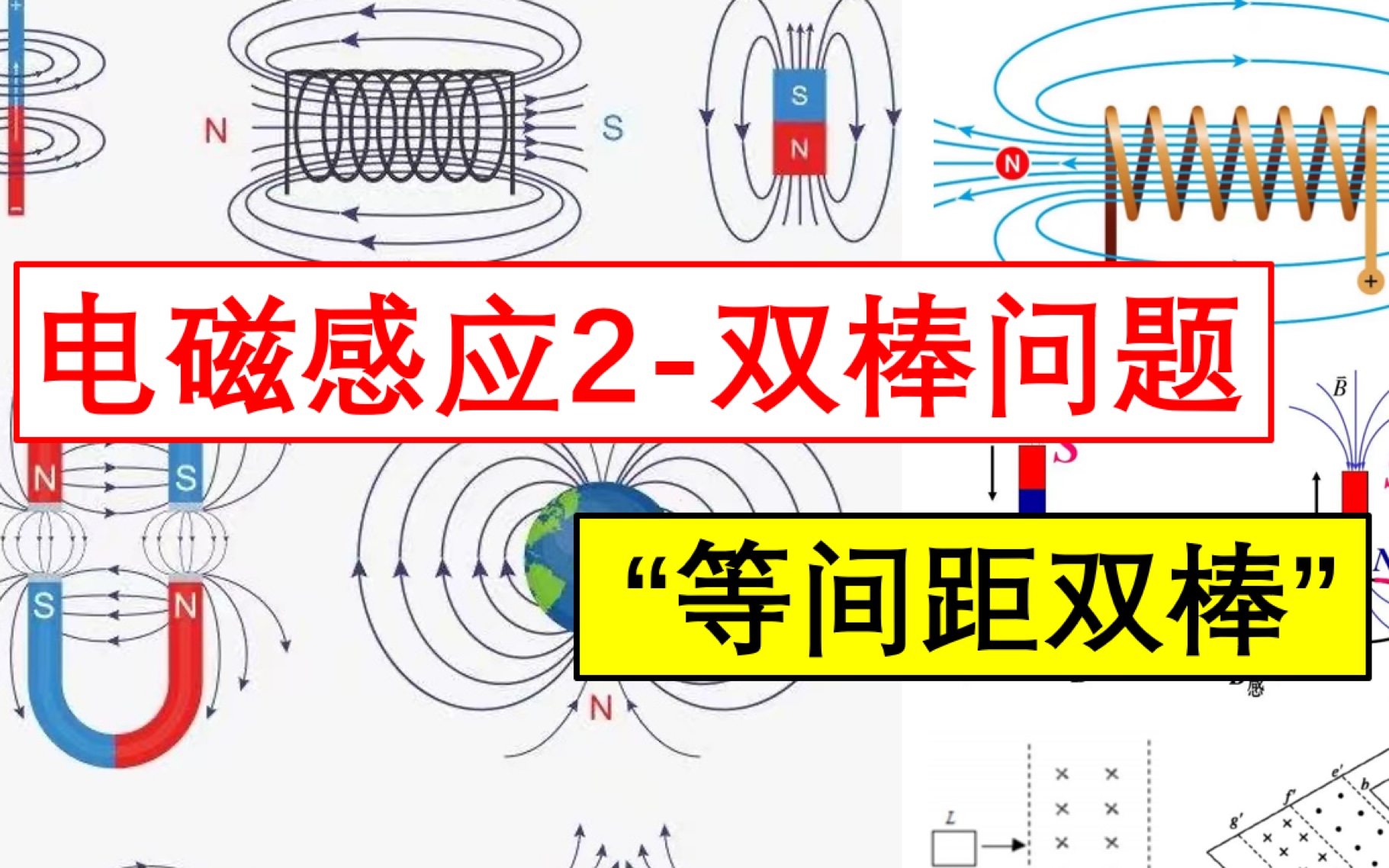 电磁感应2:双棒问题(“等间接双棒”做题必备)哔哩哔哩bilibili