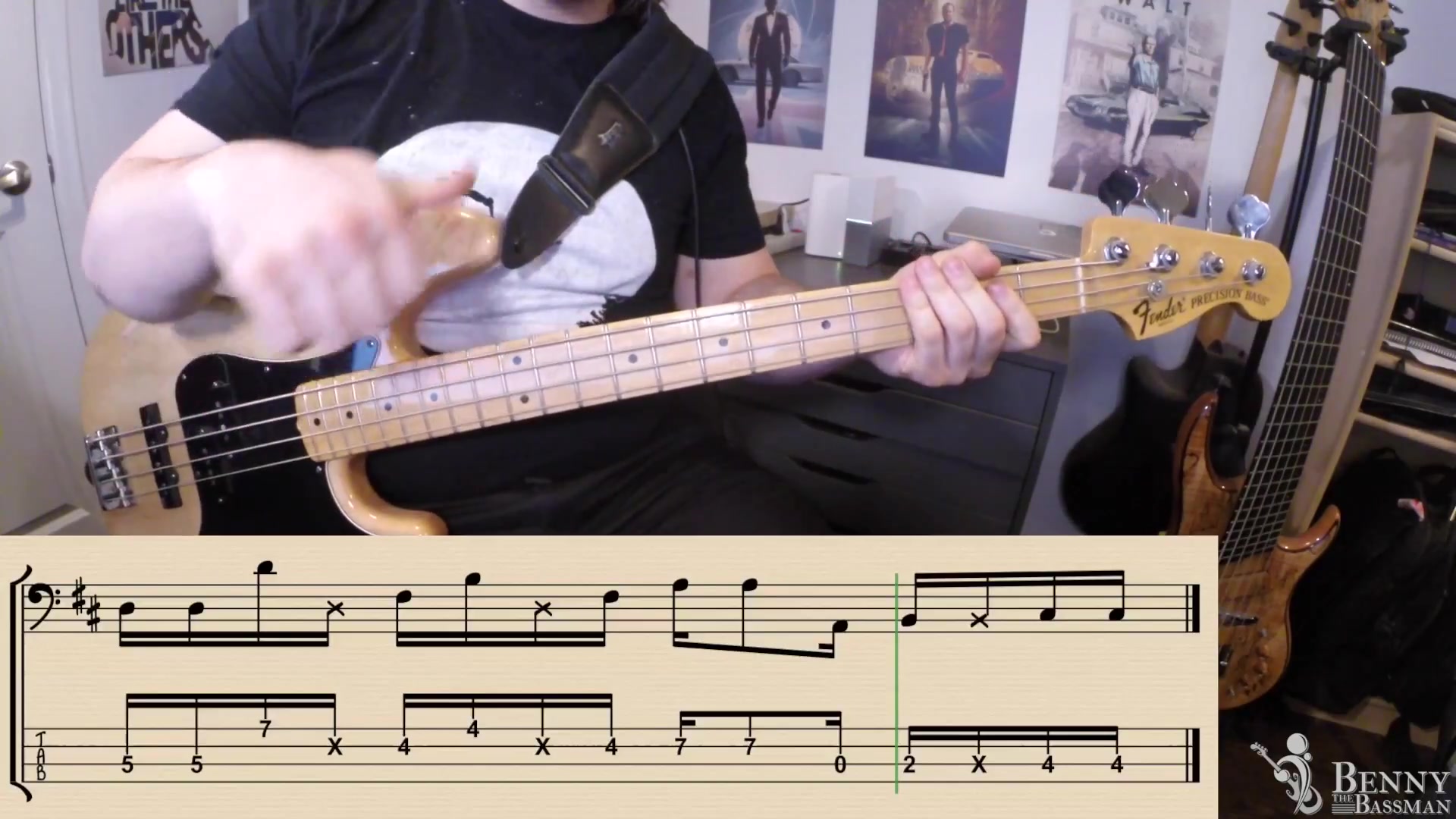 [图]贝斯谱 | Jaco Pastorius - Come On, Come Over [BASS COVER by Benny]