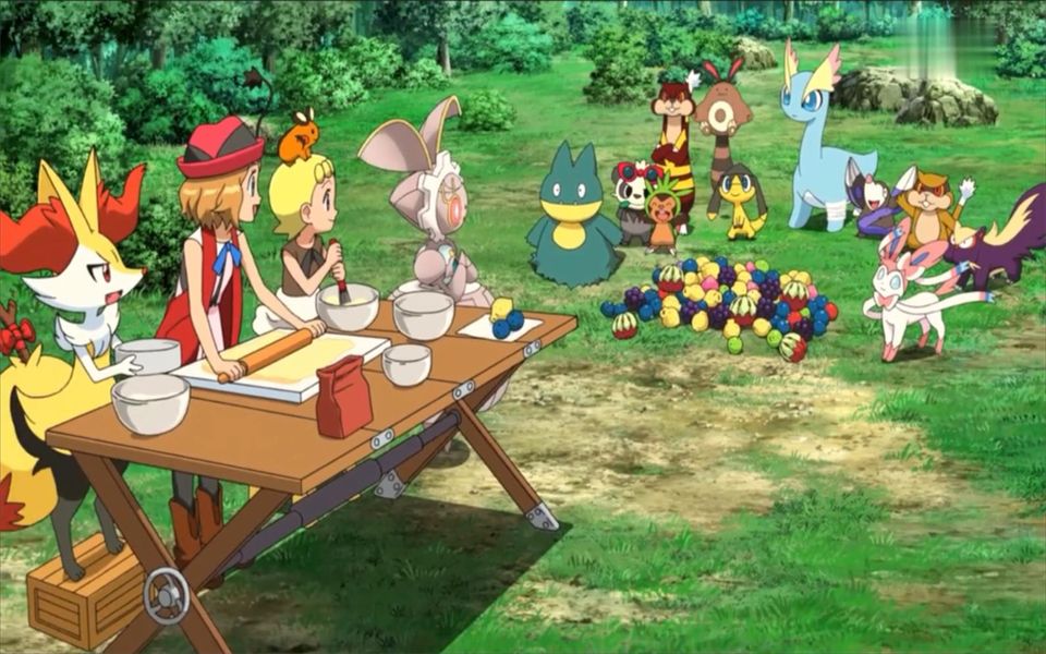 森林宝可梦特别好给大家采了果子有好吃的了