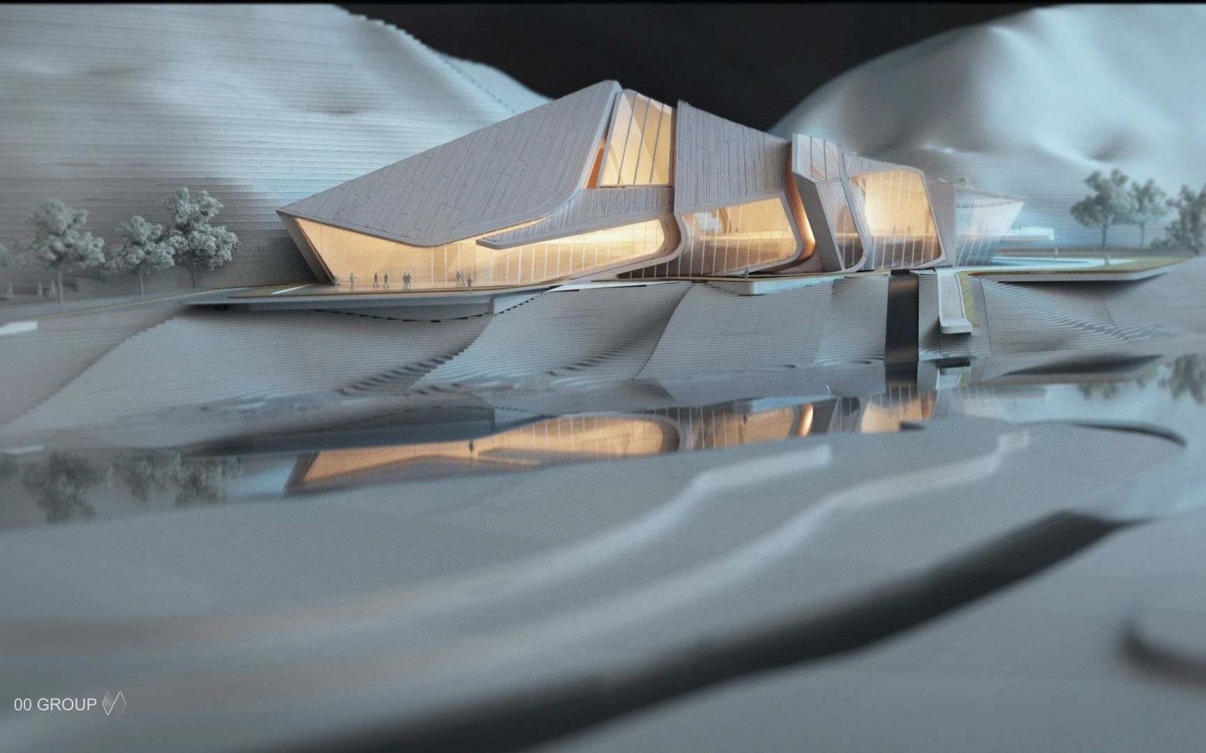 活动作品龙门山生物多样性博物馆竞赛方案00group建筑设计势