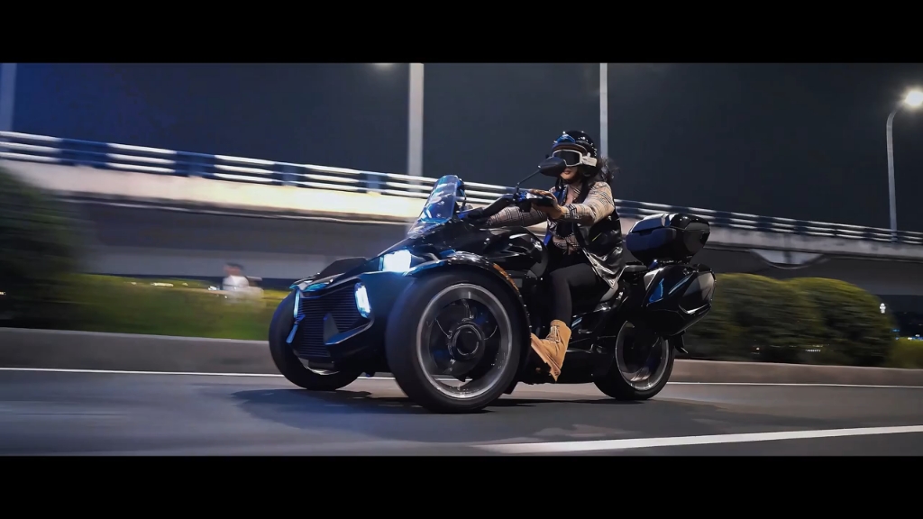 新威骑天行者,倒三轮