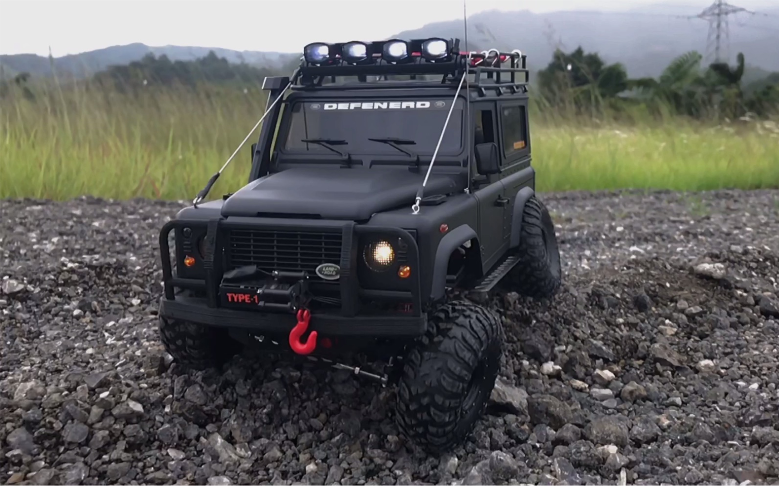 代工莽牛d90黑武士磨砂黑重度op下地试车