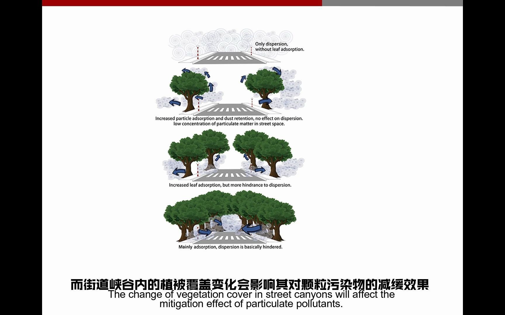 夏季行道树郁闭度对城市街道峡谷颗粒物衰减系数的影响哔哩哔哩bilibili