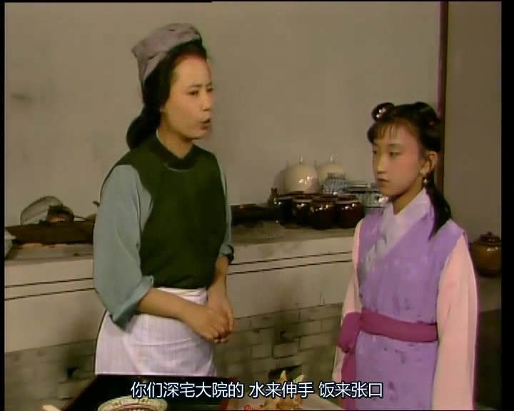 87版红楼梦柳嫂陈力司棋撕逼大战莲花儿小蹄子