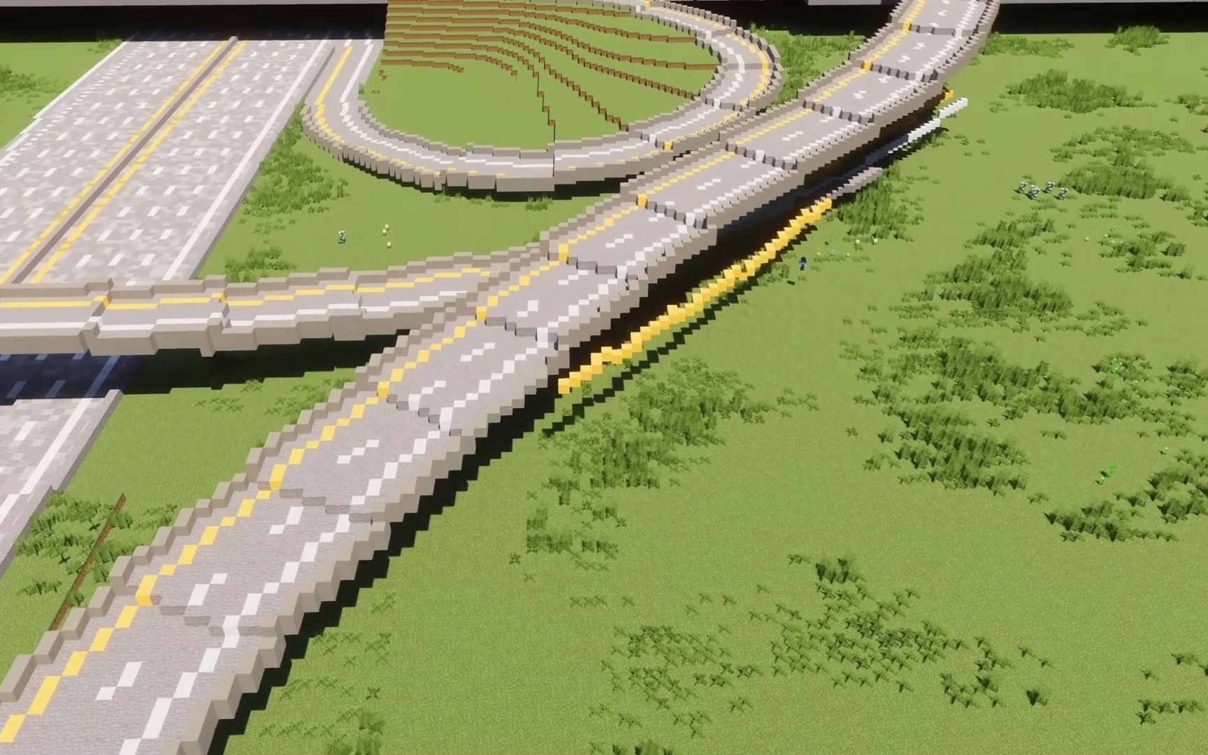 我的世界minecraft,建造狂人系列--高速立交桥.