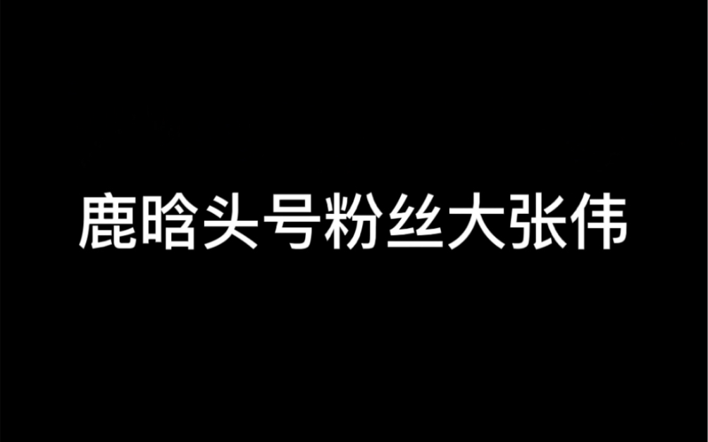 【鹿晗】鹿晗娱乐圈头号粉丝大张伟哔哩哔哩bilibili