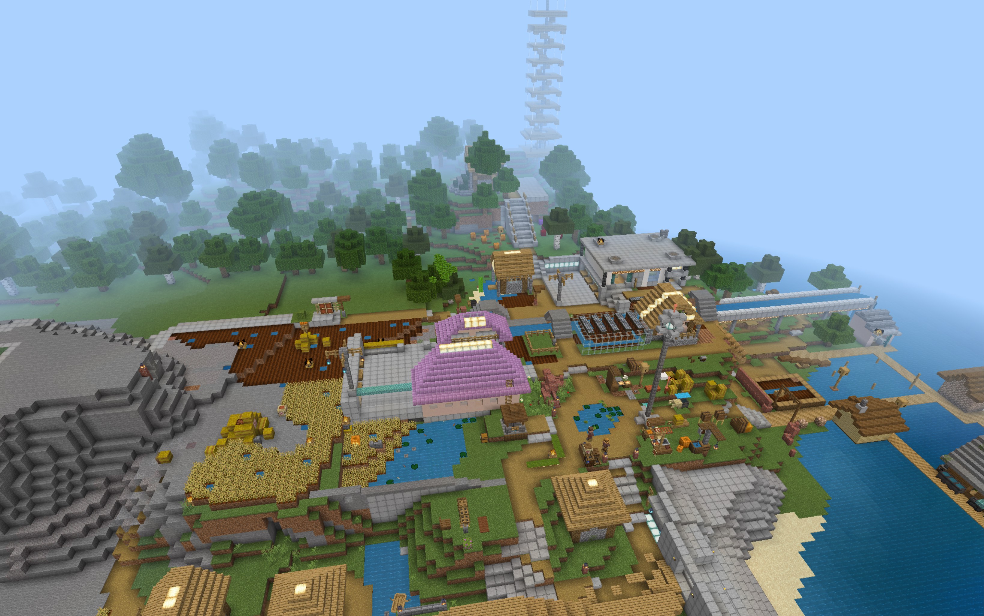 小马minecraft村庄改造一期工程正式完工补档