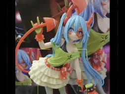 世嘉+初音未来DEMONSTAR景品手办。初音未来景品手办开箱视频