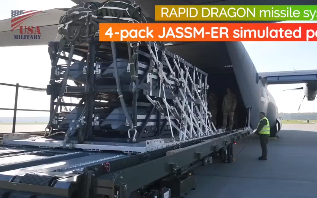 [图]美国“迅龙（Rapid Dragon）”货机导弹系统＆“AGM-158 JASSM”联合空面导弹测试