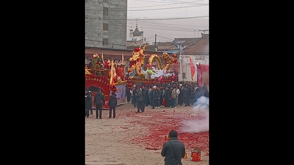 [图]甲辰年正月初九迎神祭祀 龙年大吉大利发大财