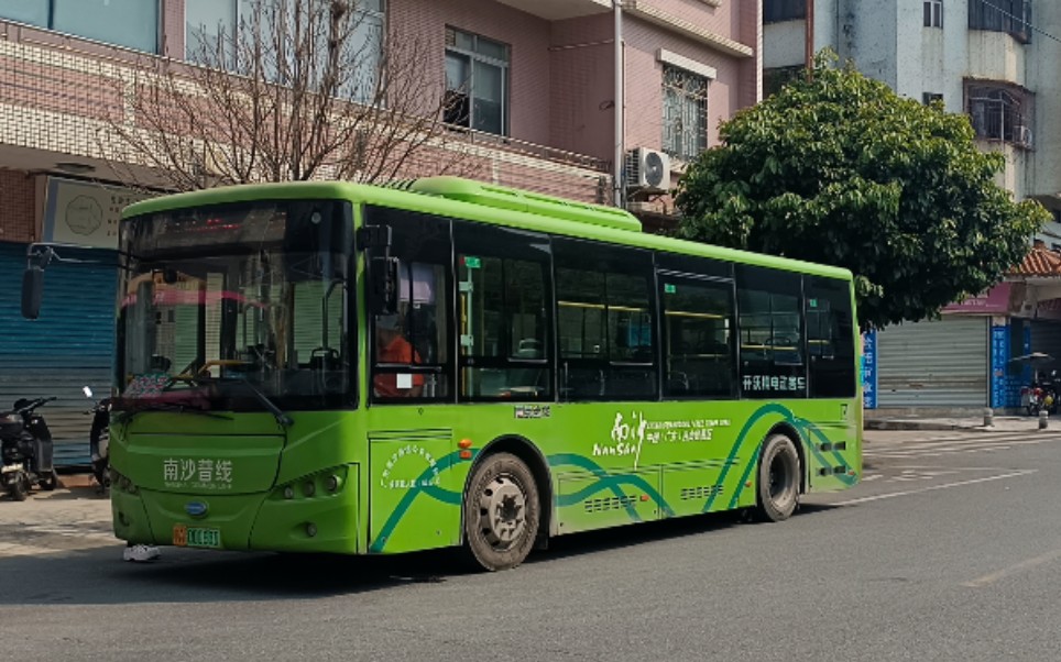 【广州公交】广州润信公交南沙39路(万顷沙总站一大岗公交总站)全程