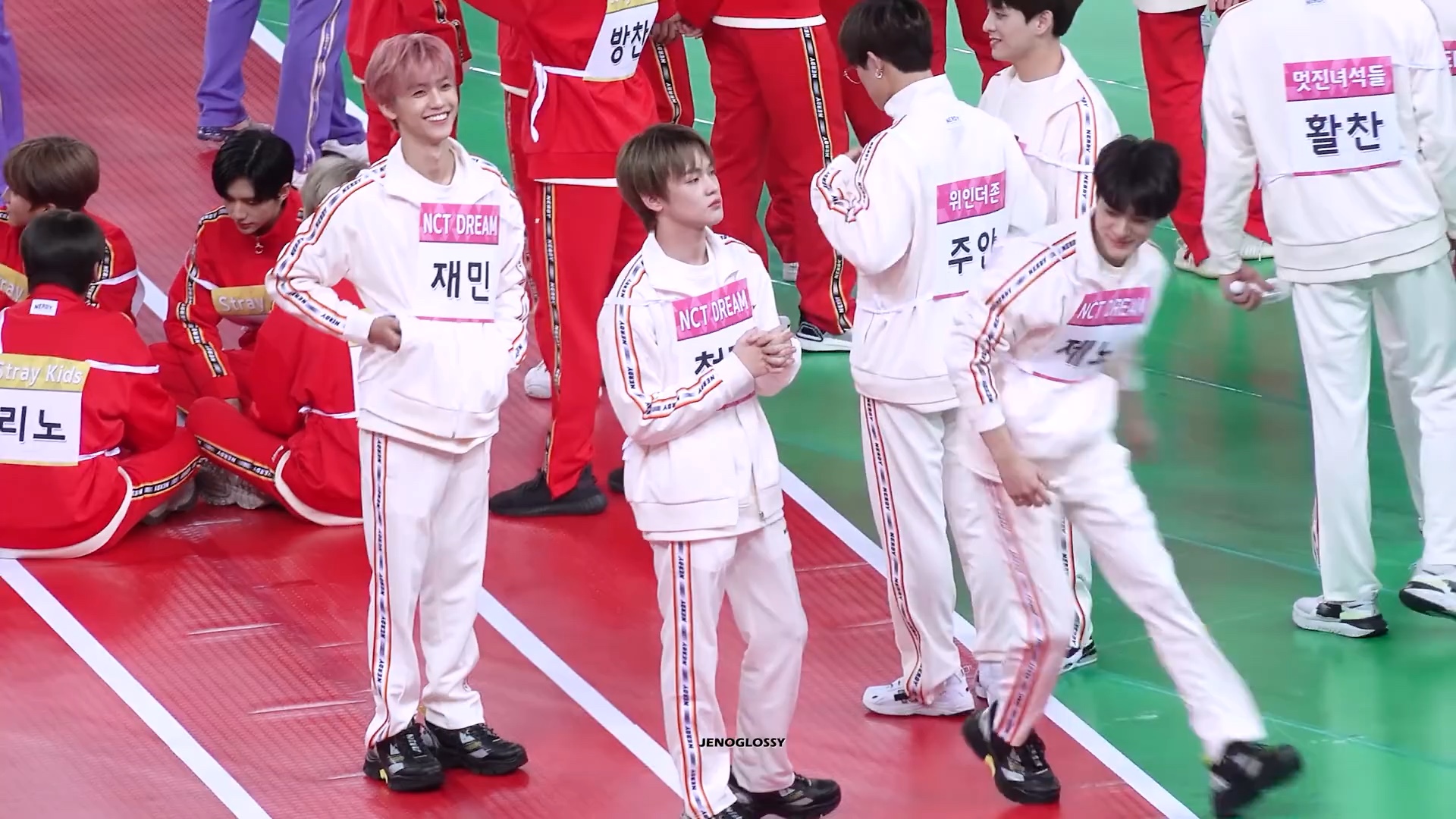 超萌可爱的nctdream饭拍20191216偶像运动会录制现场