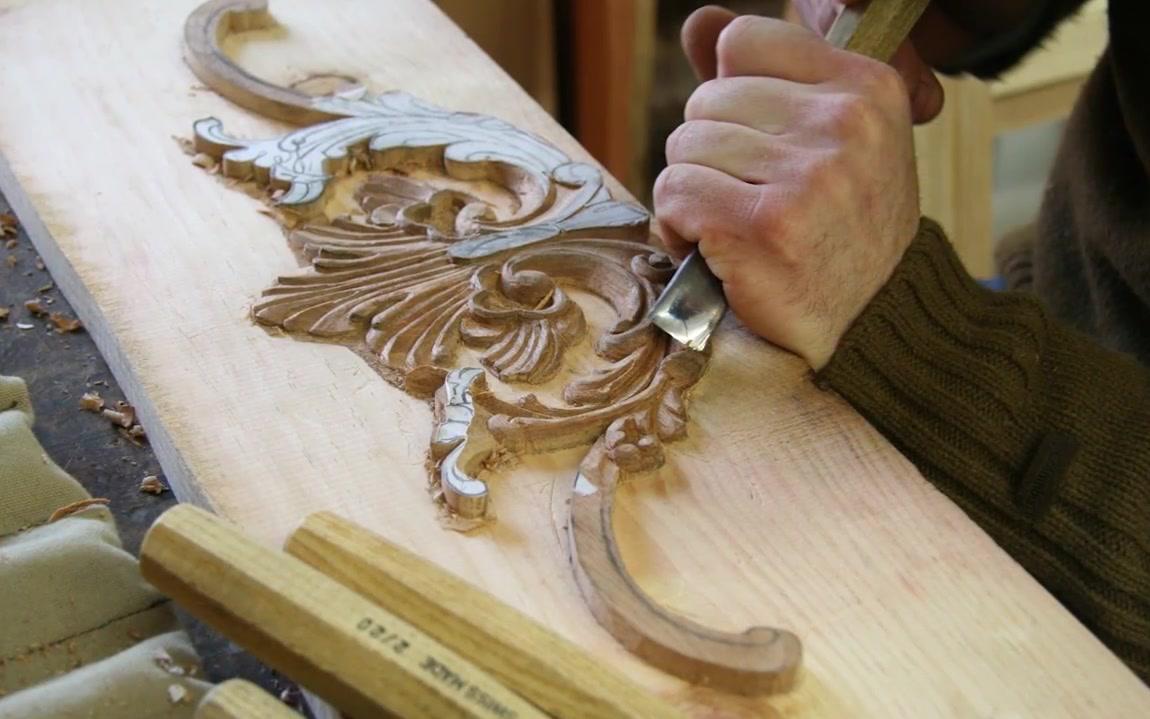 【木工木匠】木工的艺术 第八集 雕刻_哔哩哔哩_bilibili