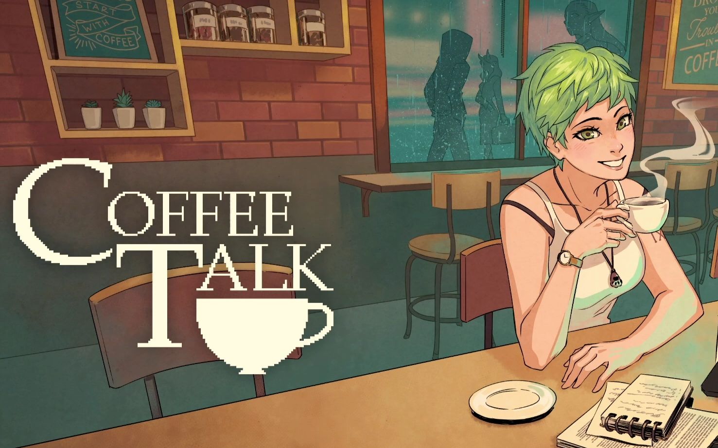 活动作品碳酸根的游戏实况咖啡谈话coffeetalk欢迎光临解忧咖啡屋