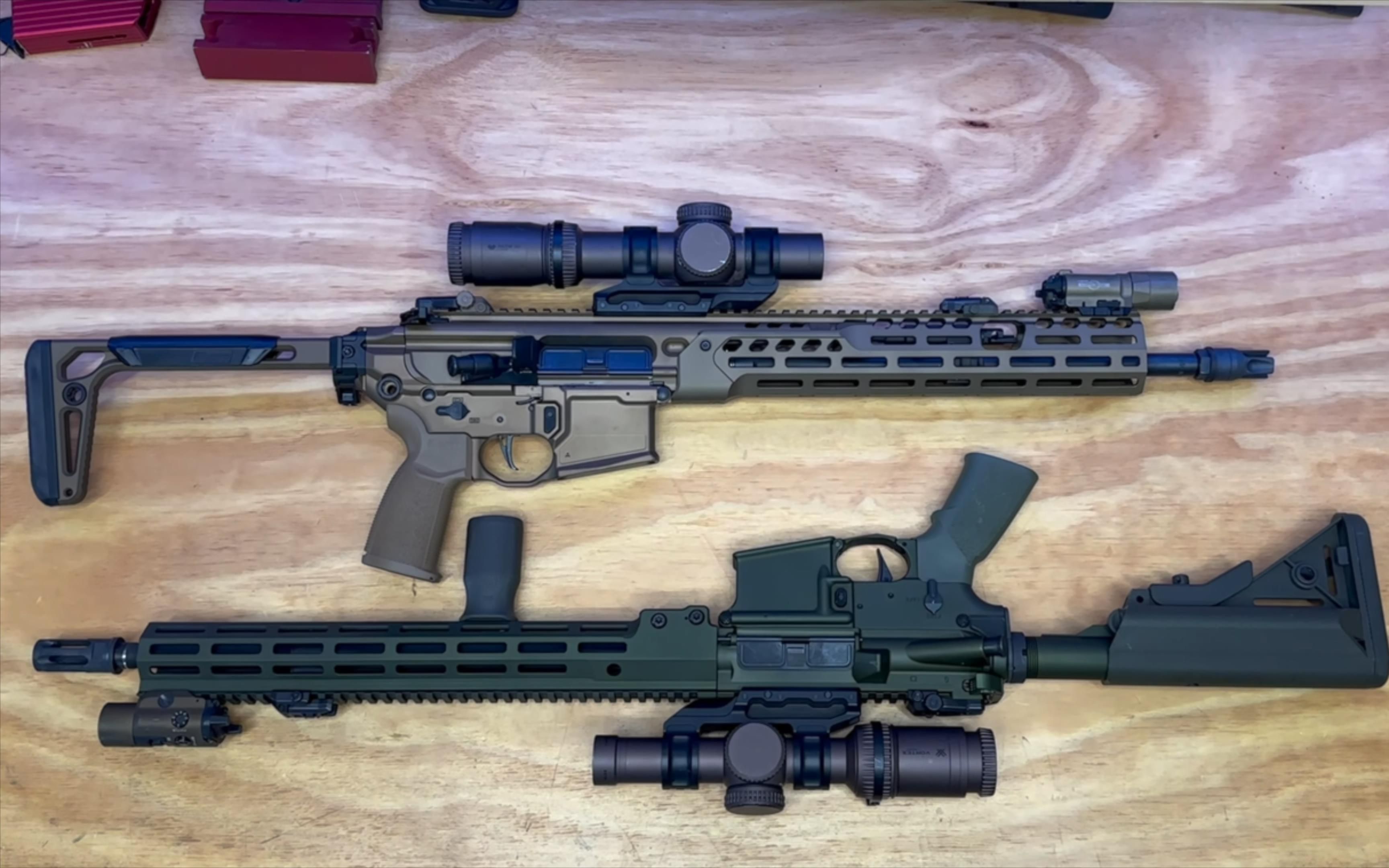 sig spear lt vs geissele super duty(urgi) |特种作战步枪,新旧对比